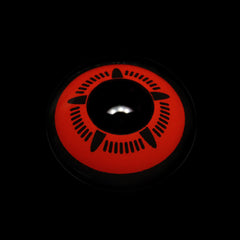 Lentes de contacto de color rojo para cosplay de NARUTO Obito 