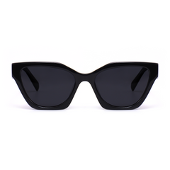 Gafas de sol negras Adrienne Cat Eye 