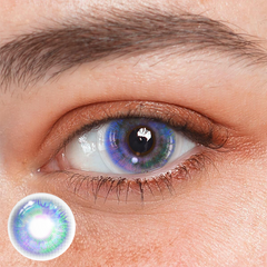 Lentes de contacto de color con prescripción Cosplay Rio Blue 