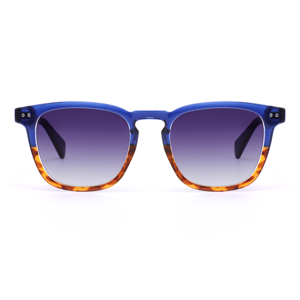 Gafas de sol cuadradas azules retro Sylvia 