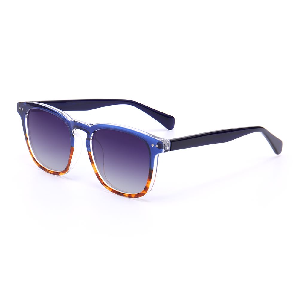 Gafas de sol cuadradas azules retro Sylvia 