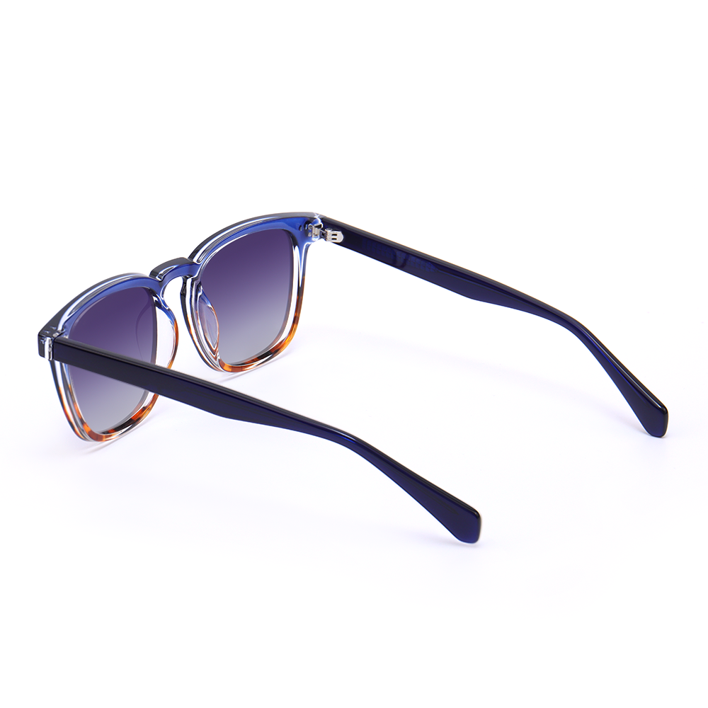 Gafas de sol cuadradas azules retro Sylvia 