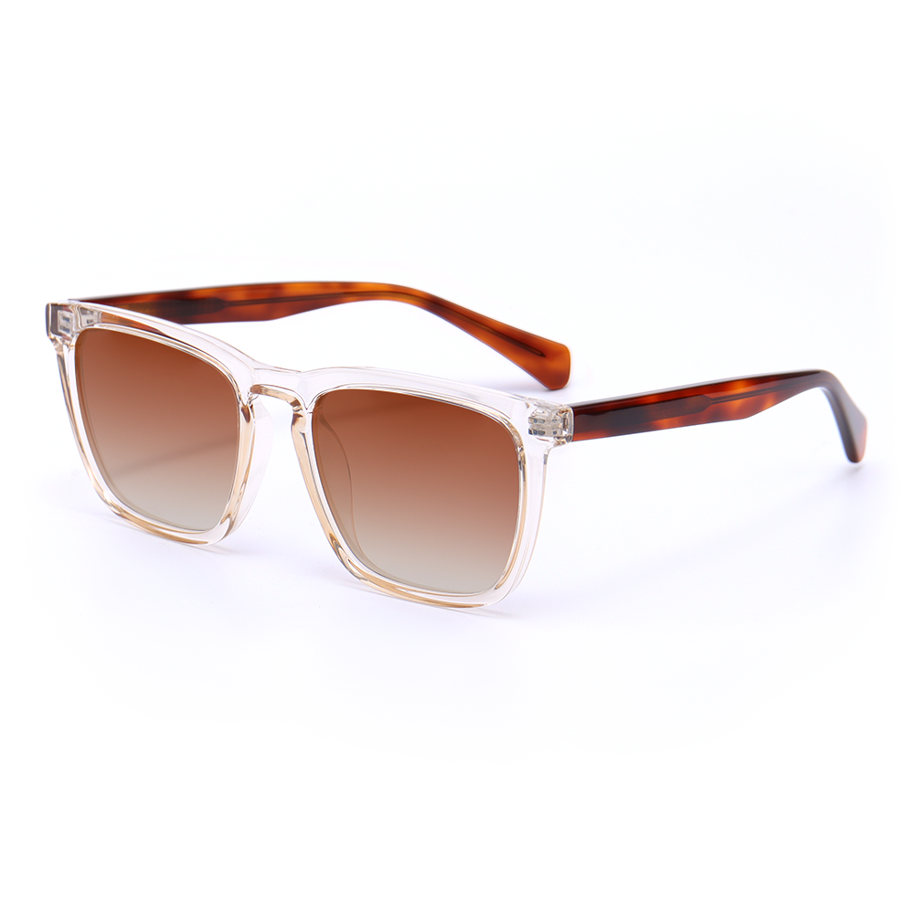 Gafas de sol cuadradas retro amarillas Brenda 
