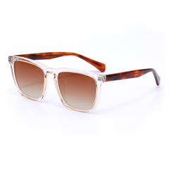 Gafas de sol cuadradas retro amarillas Brenda 
