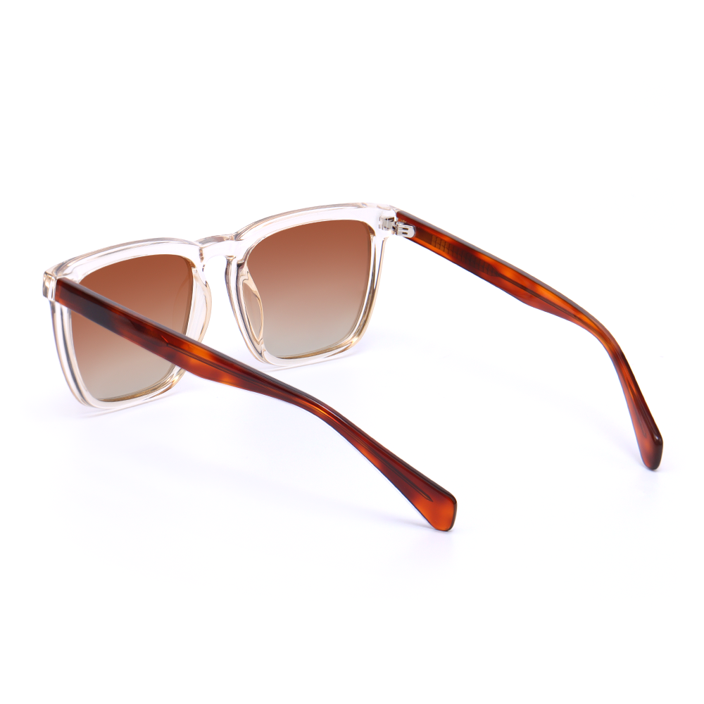 Gafas de sol cuadradas retro amarillas Brenda 