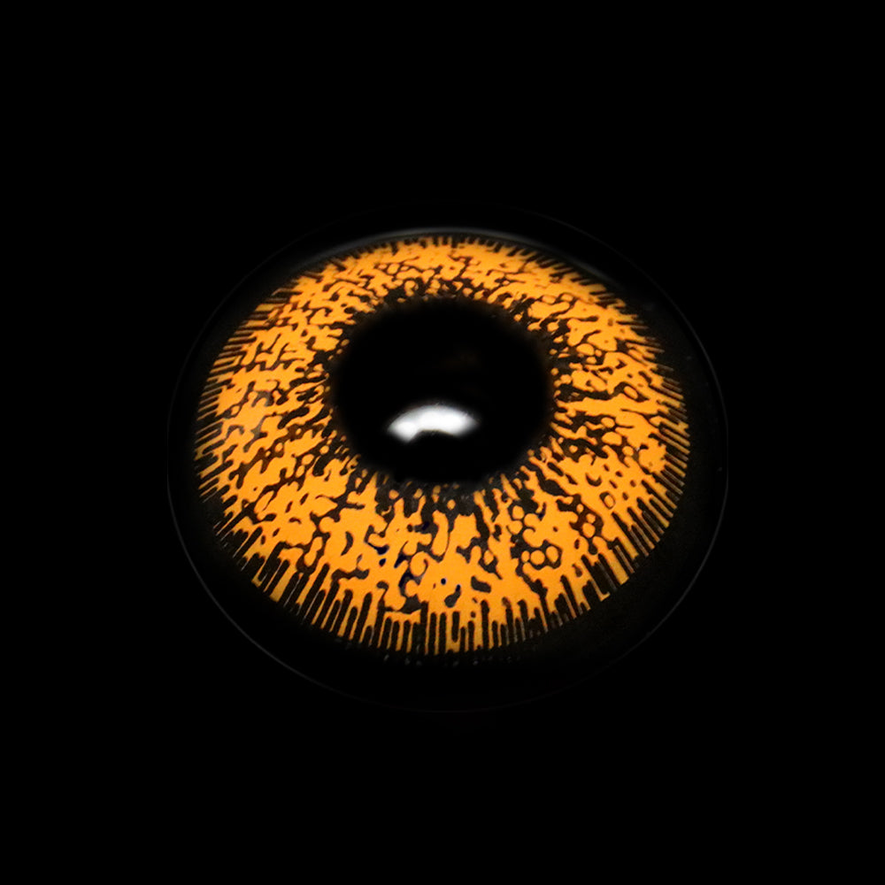 Lentes de contacto de color marrón de súcubo para cosplay 