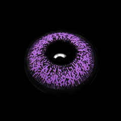 Lentes de contacto de color morado de Súcubo para cosplay 