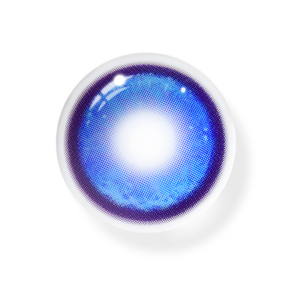 Lentes de contacto de color azul Cosplay Thermo Aura 