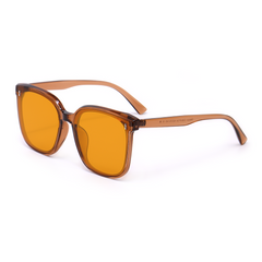 Gafas de sol naranjas extragrandes Anita 