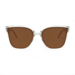 Gafas de sol plateadas extragrandes Camilla 