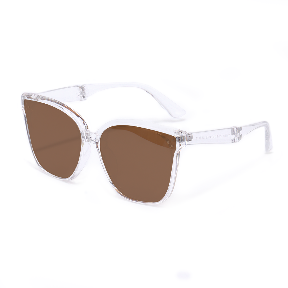 Gafas de sol plateadas extragrandes Camilla 