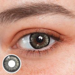 Lentes de contacto de color con prescripción negra Yaqoot 