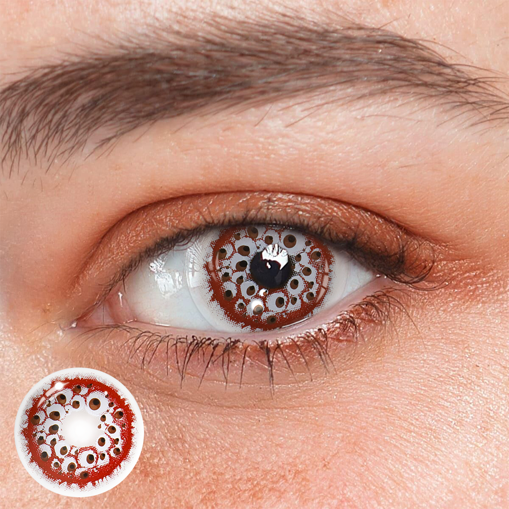 Lentes de Contacto Cosplay West Queen Color Rojo