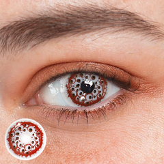 Lentes de Contacto Cosplay West Queen Color Rojo