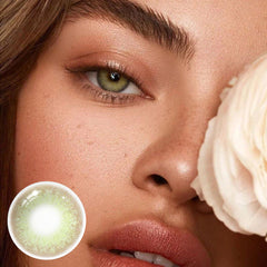 Lentes de contacto de color Wildcat Green con prescripción médica 