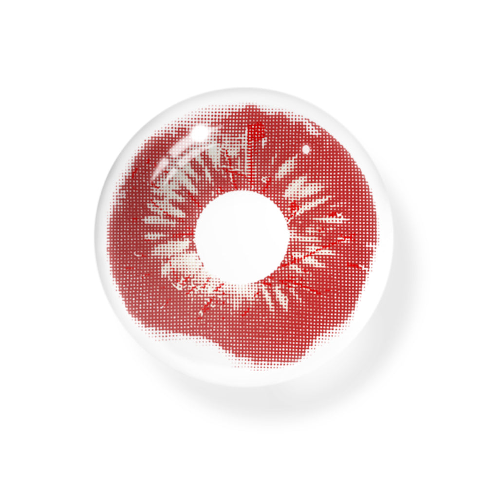 Lentes de contacto de color rojo para cosplay de Parasyte