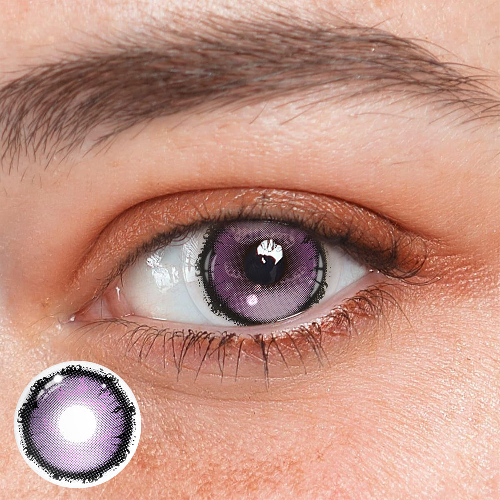Lentes de contacto de color morado Cosplay Witch’s Thorn