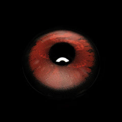 Lentes de contacto de color rojo Espina de Bruja para cosplay