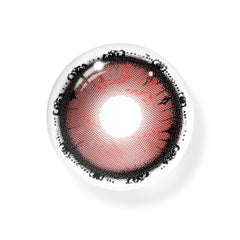 Lentes de contacto de color rojo Espina de Bruja para cosplay