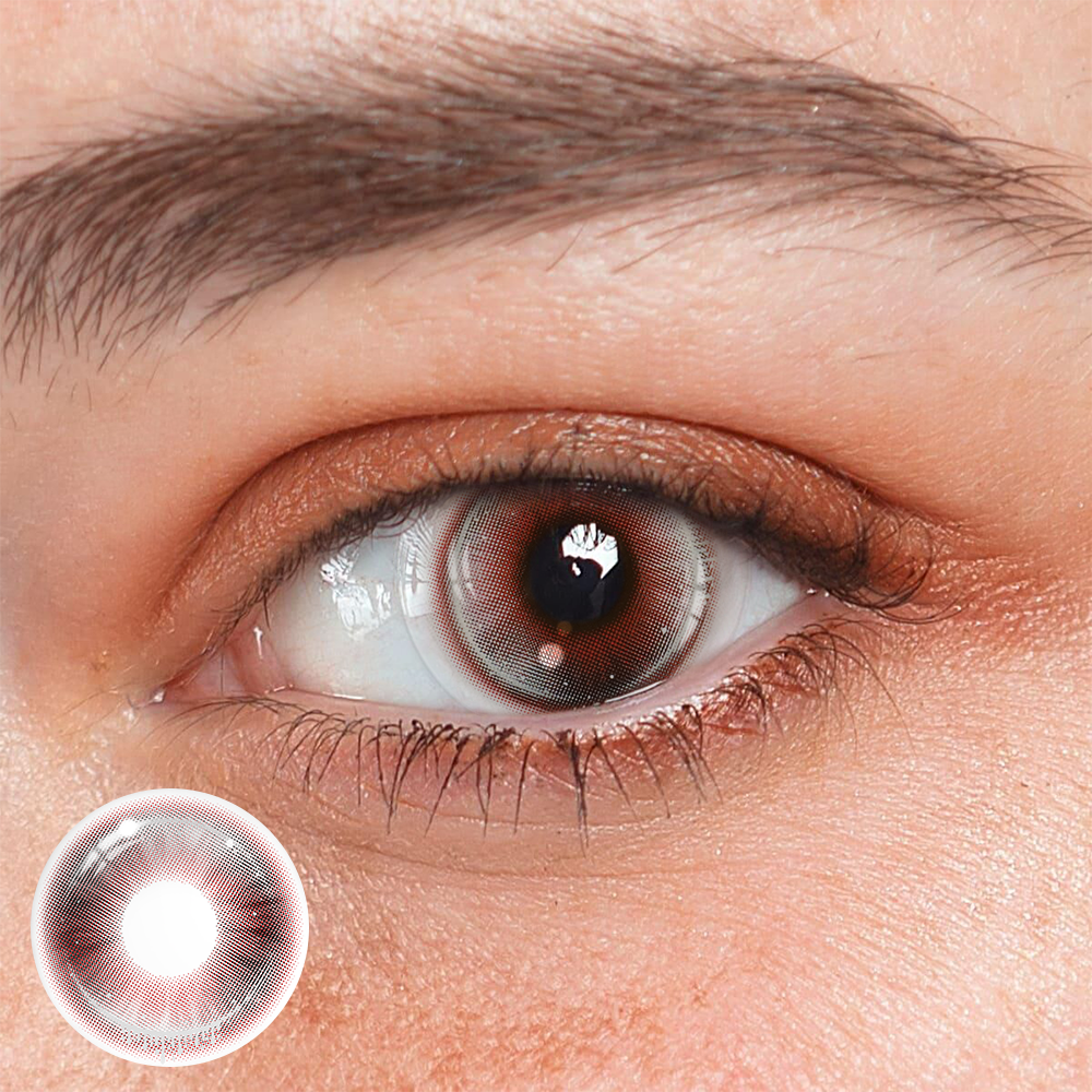 Lentes de contacto de color gris "Lágrimas de Bruja" para Cosplay