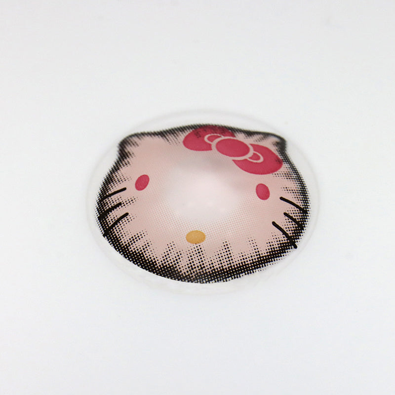 Lentes de contacto de color rosa de Sweet Kitty para cosplay