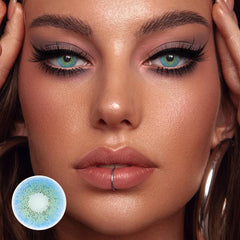Lentes de contacto de color azul malvavisco Gimlet