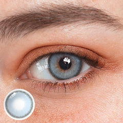Lentes de contacto de color con prescripción Vela Blue 
