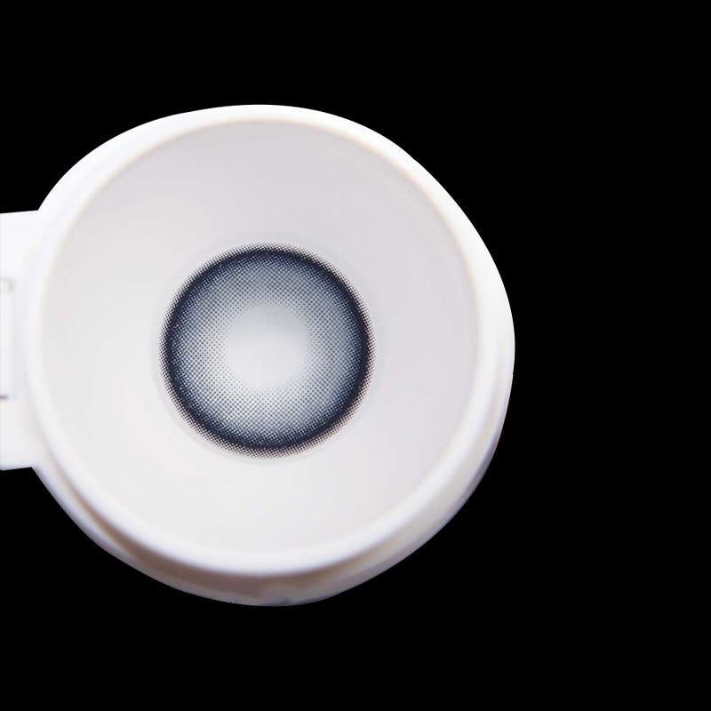 Lentes de contacto de color azul profundo