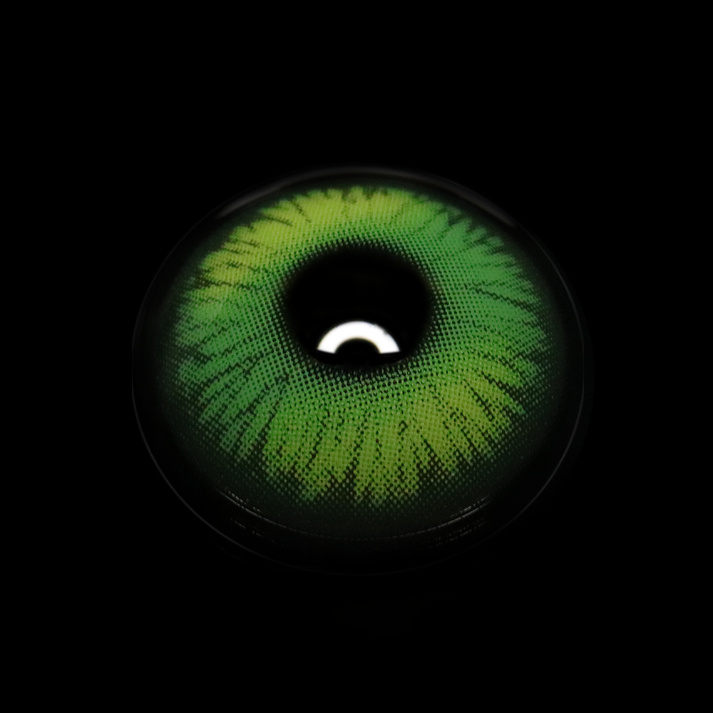 Lentillas de contacto verdes "Butterfly" para cosplay