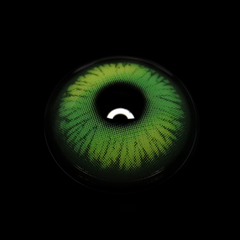 Lentillas de contacto verdes "Butterfly" para cosplay