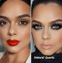Lentes de contacto de color gris Natural Colors QUARTZO 