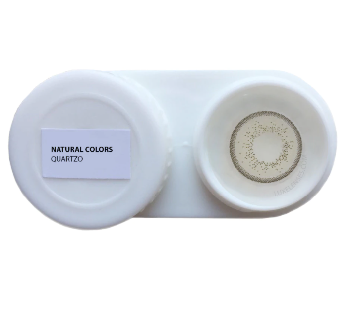 Lentes de contacto de color gris Natural Colors QUARTZO 