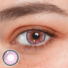 Lentes de contacto de color recetados Vega Pink 