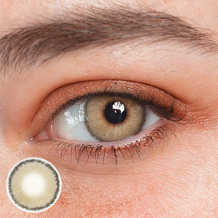 Lentes de contacto de color con prescripción Astrea Brown 