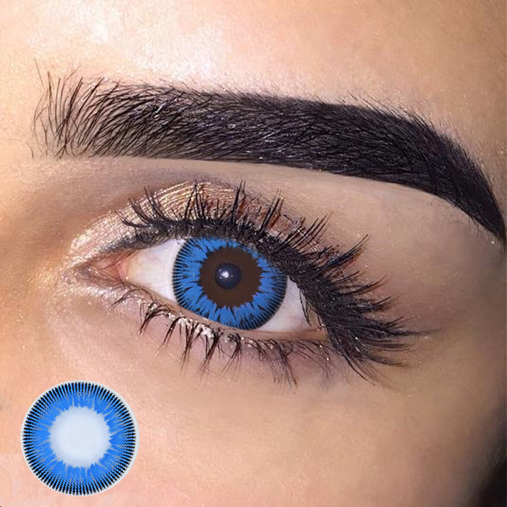 Lentes de contacto de color azul Alsephina 