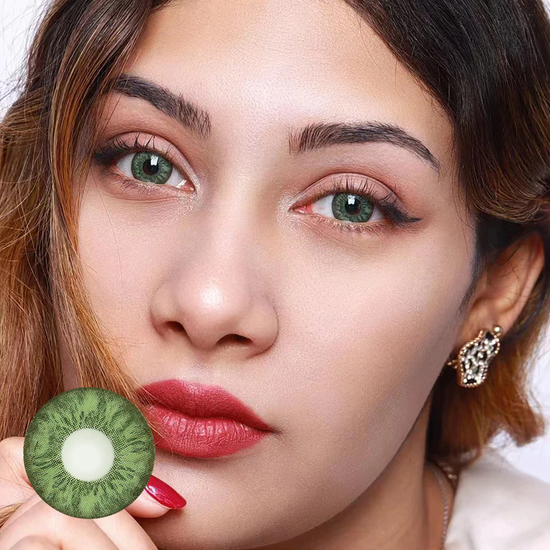 Lentes de contacto de color menta Cocktail Julep 