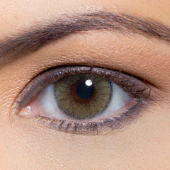 Lentes de contacto de color ámbar natural 