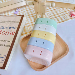 Estuche para lentes de contacto de color caramelo 