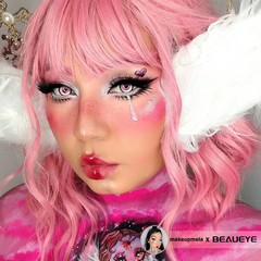 Lentes de contacto de color rosa Cosplay KOI 