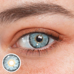 Lentes de contacto de color azul cirene 