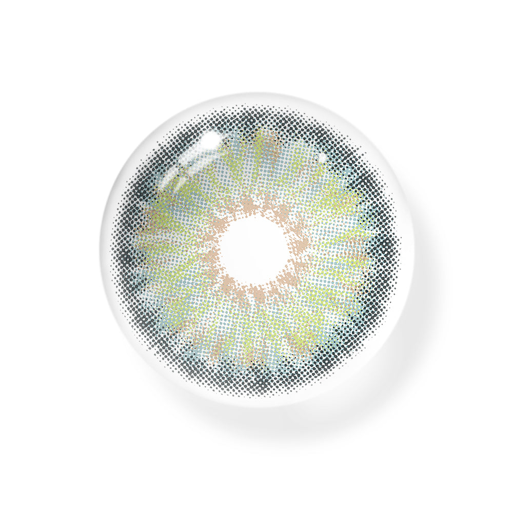 Lentes de contacto de color verde retro Cyrene 