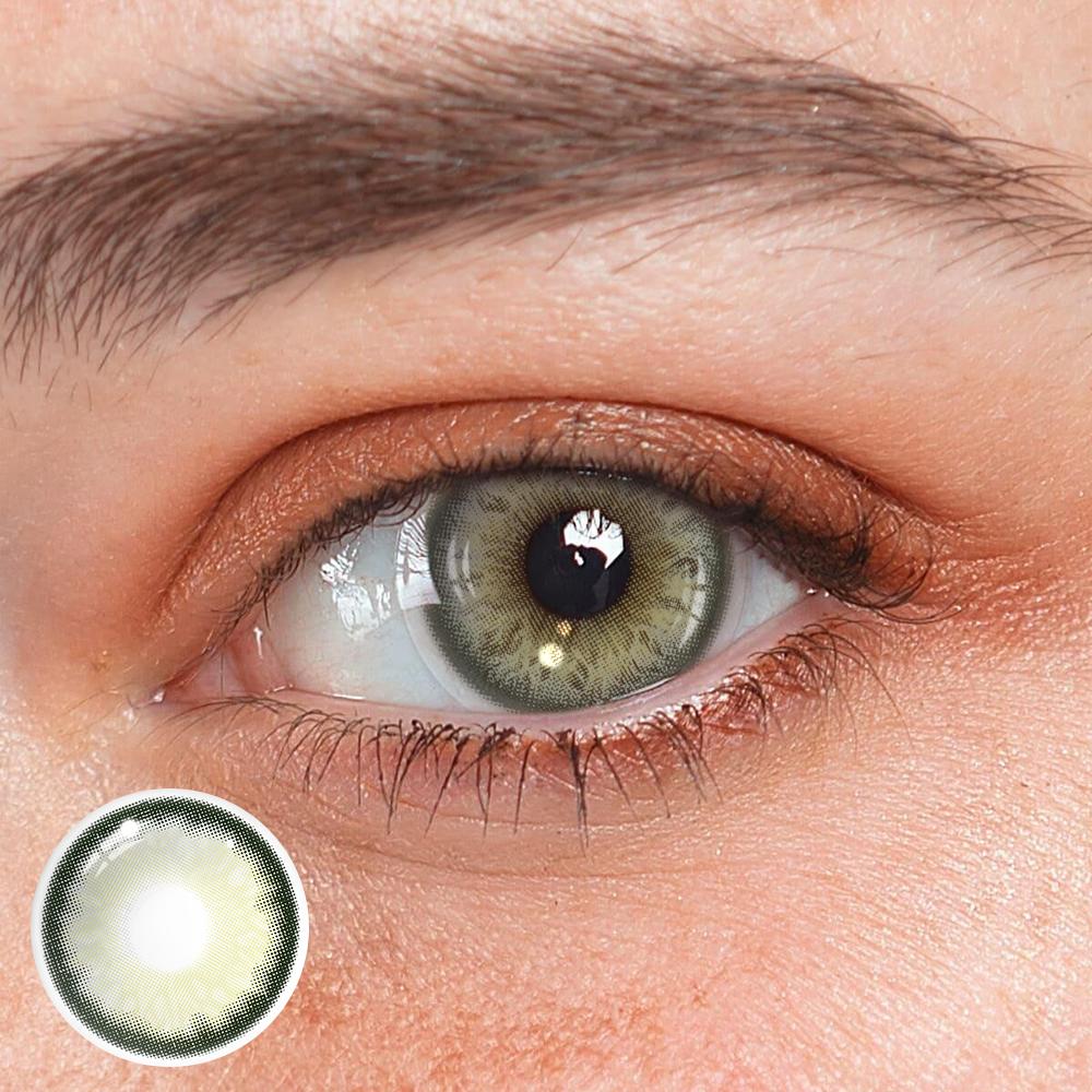 Lentes de contacto de color amarillo Etoile 