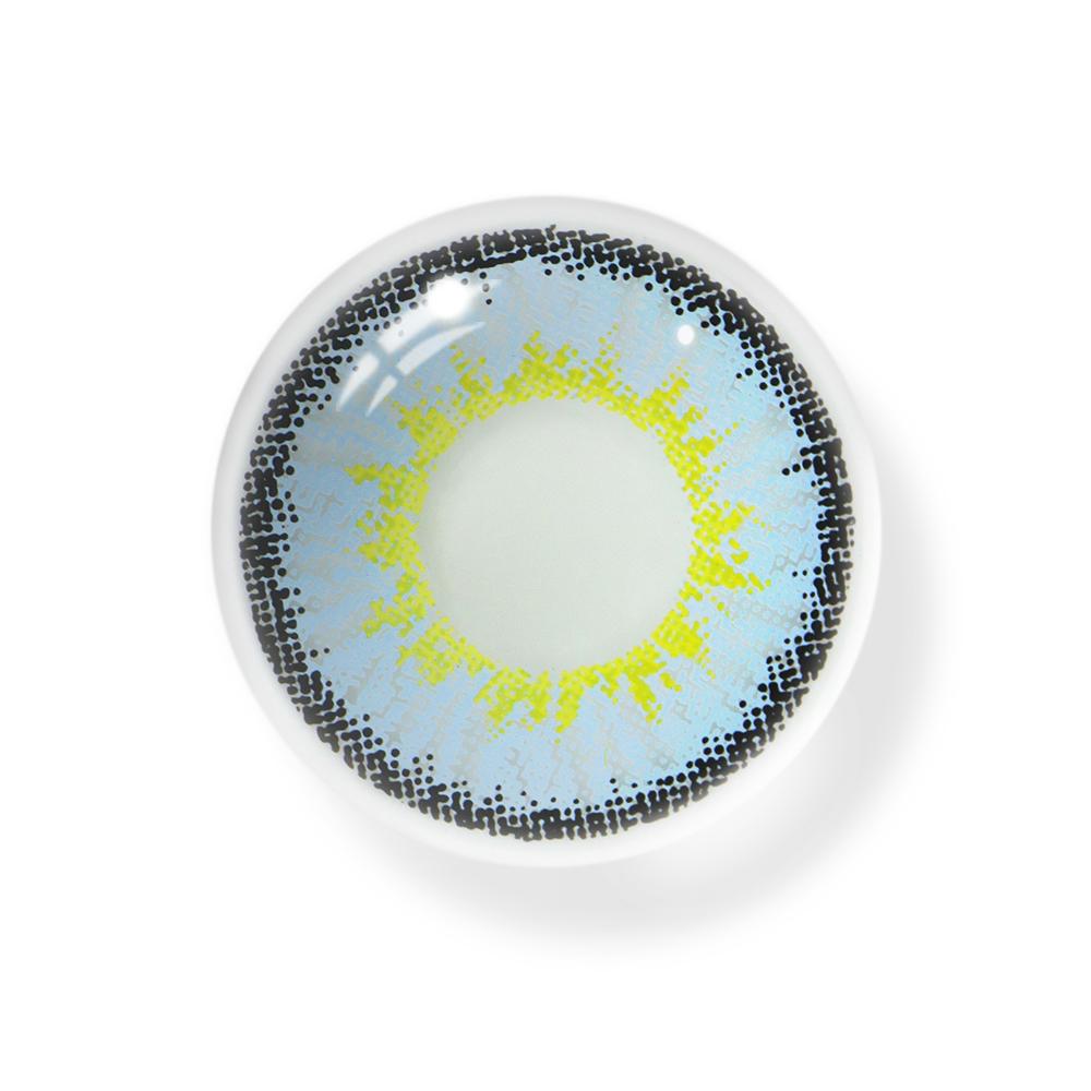 Lentes de contacto de color azul ónix 