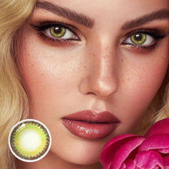 Lentes de contacto de color verde Zulmira 