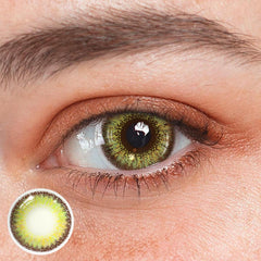 Lentes de contacto de color verde Zulmira 