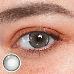 Lentes de contacto de color gris Perhonen 