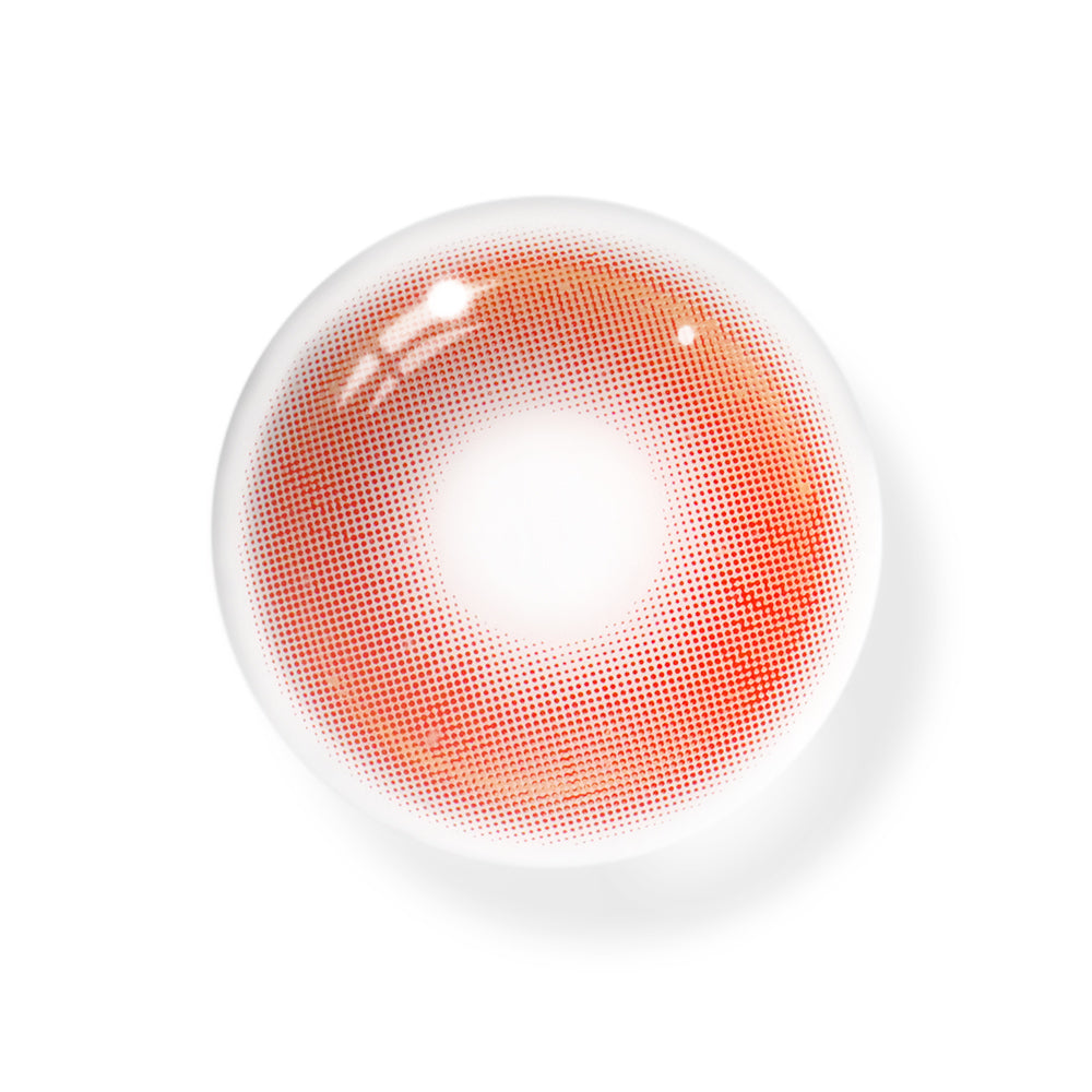 Lentillas de contacto rojas Cosplay Pudding