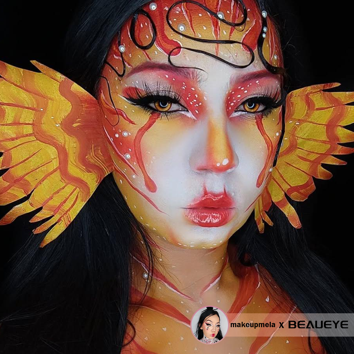 Lentes de contacto de color amarillo y marrón de Cosplay Queen 