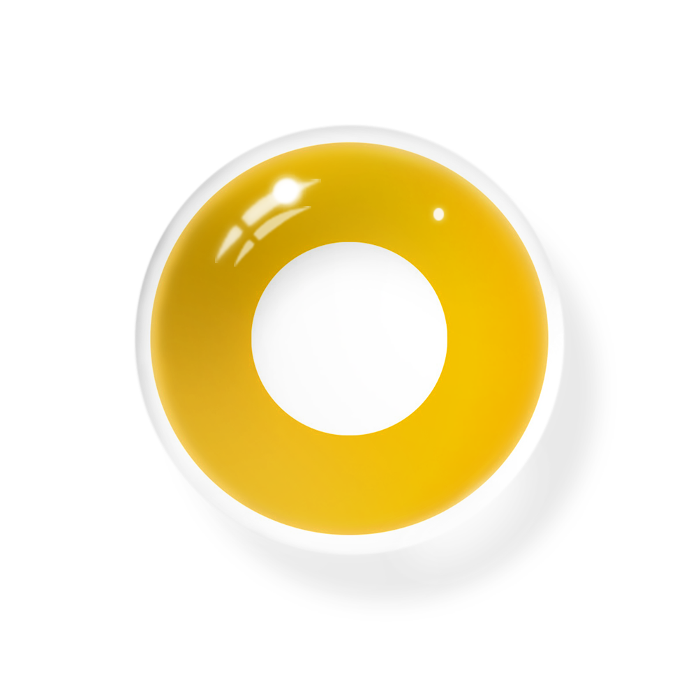 Lentes de contacto de color naranja Cosplay Block 