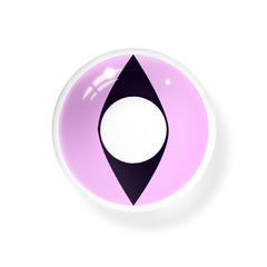 Lentes de contacto de color morado para cosplay de ojos de gato 